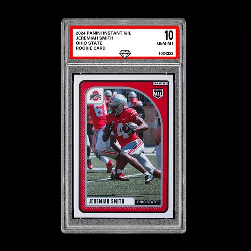 Graded 10 Jeremiah Smith 2024 Panini Instant NIL Ohio State RC Rookie Card