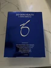 ZO Skin Health Skin Brightening Sheet Masque 3 pack & Daily Power Defense 0.5oz