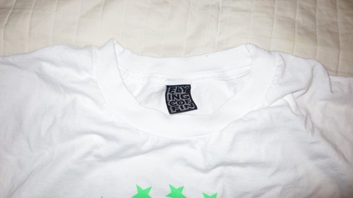 CAMISETA BLANCA FLYING ATAFFIN LIGHTING XXL HOMBRE SKATEBOARDING MANGA CORTA - Imagen 2 de 4