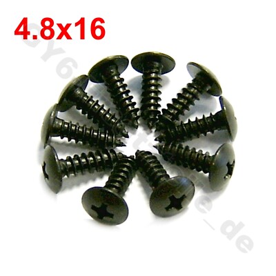 10x VERKLEIDUNG SCHRAUBE 4.8x16 z.B. für BENELLI BEELINE BAOTIAN BT49QT-12 GY6 