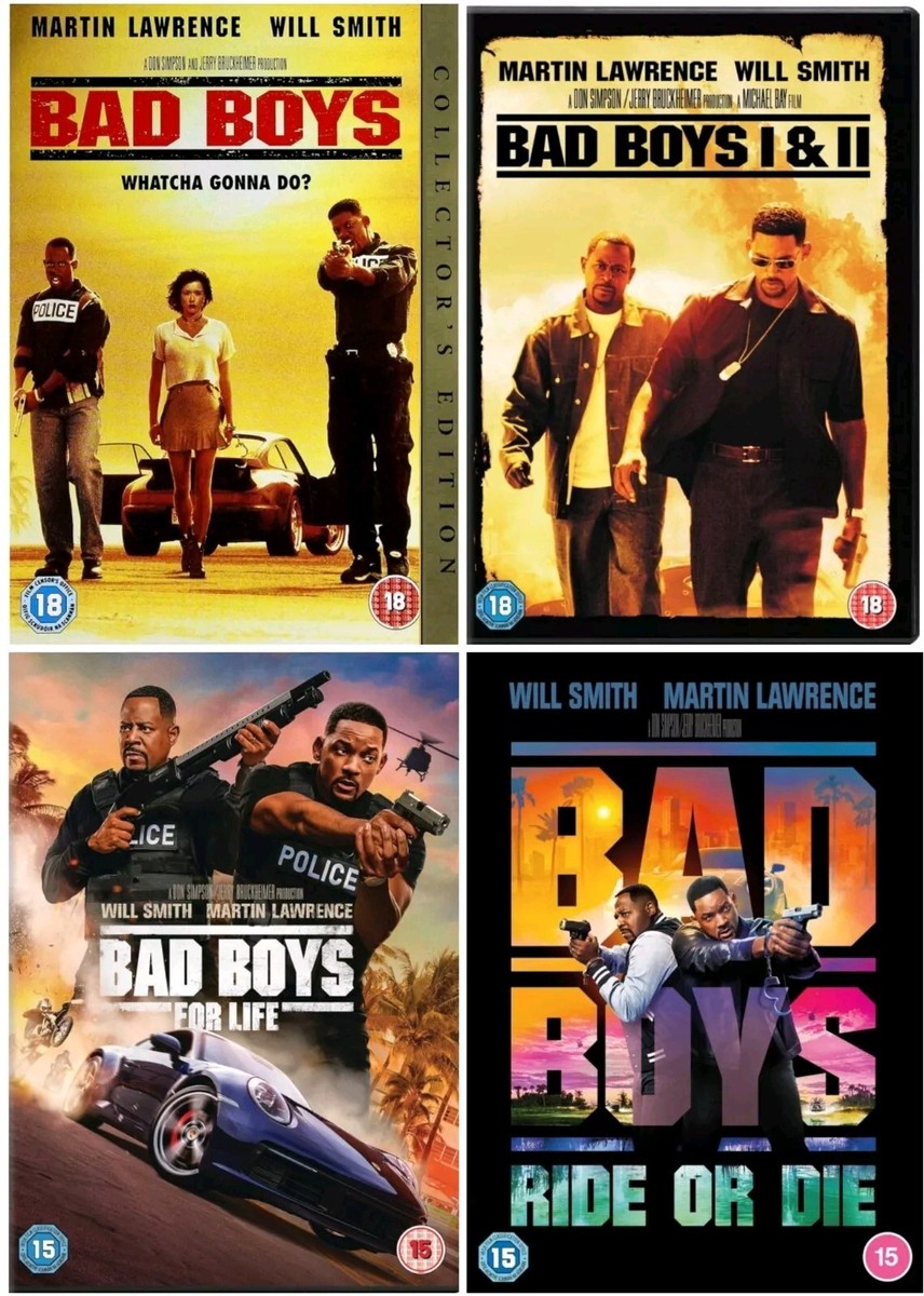 Bad Boys 1 2 3 4 DVD Collection. Bad Boys I, II, Bad Boys