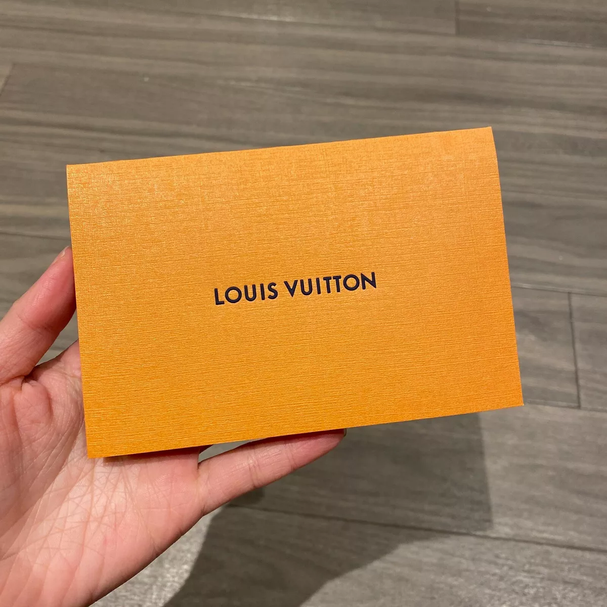 Genuine LV Louis Vuitton Receipt Envelope