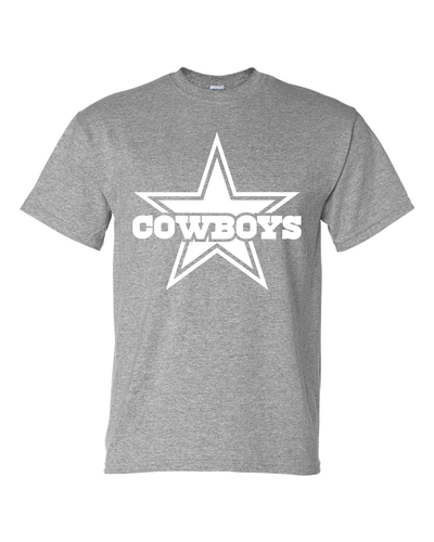 Dallas Cowboys Star T-Shirt All Colors + Design Colors Sizes S-5XL & Youth Kids - Picture 3 of 29