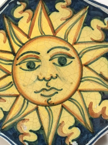 Vietri First Stone Signed by Fratantoni Sicilian Sun - Picture 2 of 15