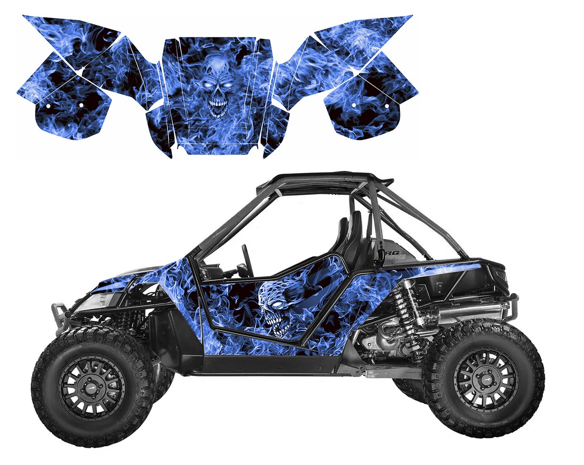 2012-2019 Arctic Cat Wildcat 1000X custom graphics racing vinyl