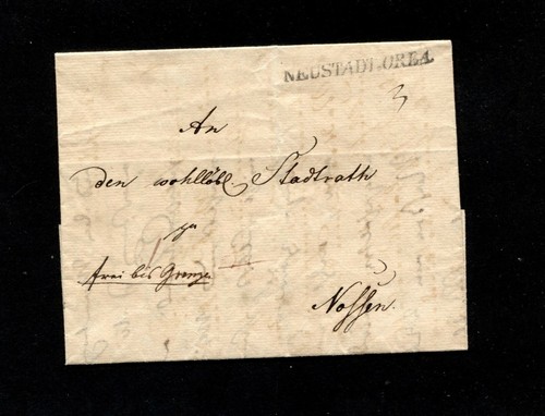 Thurn Taxi 1835 - " Neustadt - Orla " Clear L1 (#7487)