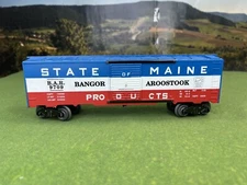 WILLIAMS BY BACHMANN 47049 BANGOR & AROOSTOOK BOX CAR MIB O 027 NEW STATE OF ME