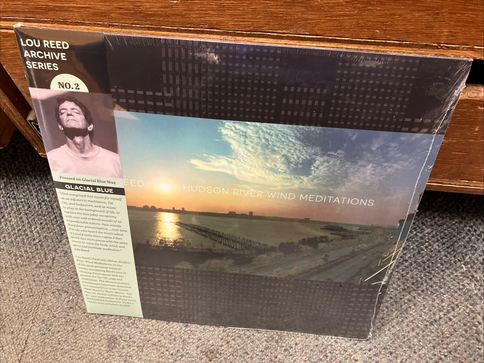 Lou Reed : Hudson River Wind Meditations - GLACIAL BLUE VINYL 2LP - NEW & SEALED