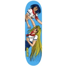 Hook-Ups School Girl Battle Skateboard Deck - 8.25"