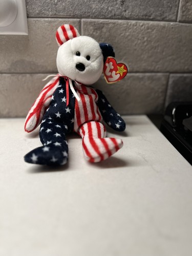 Original TY BEANIE BABIES RETIRED 1999 ULTRA RARE SPANGLE; MINT COND. W ...