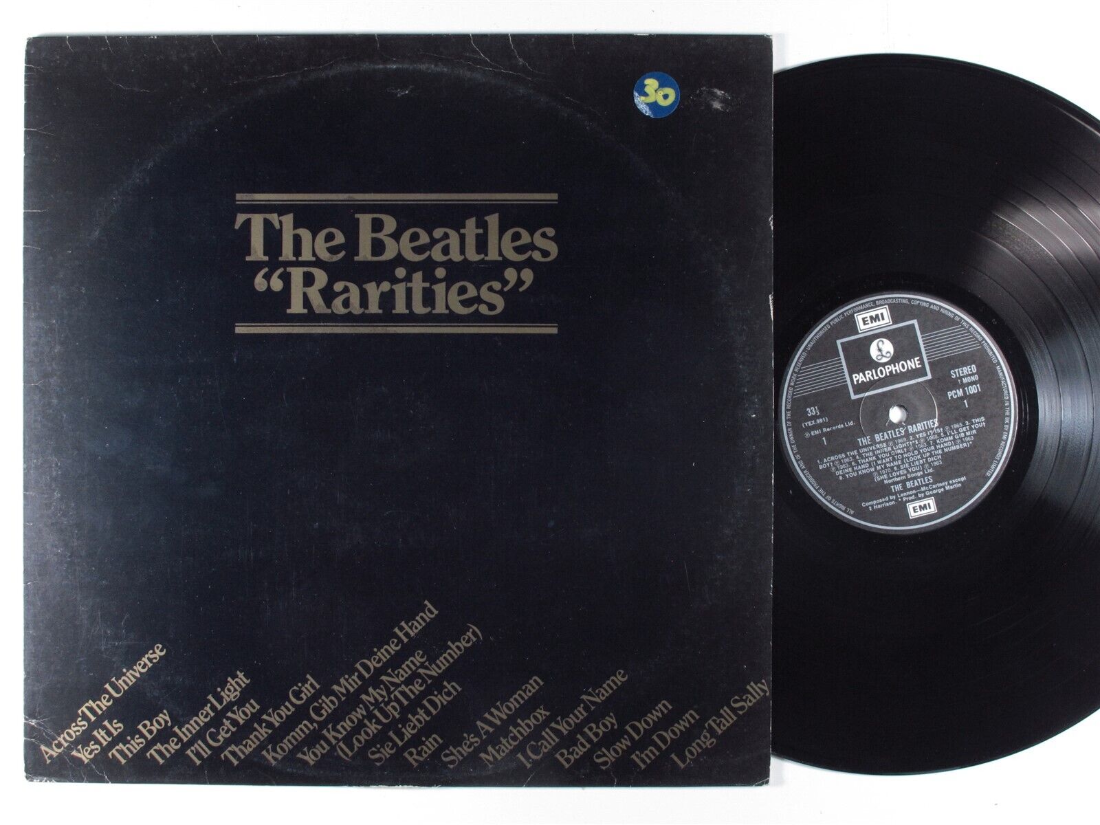 BEATLES Rarities EMI-PARLOPHONE LP VG+ uk o
