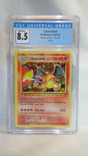 Pokémon XY Evolutions Charizard Holo 11/108 CGC 8.5 NM/Mint+