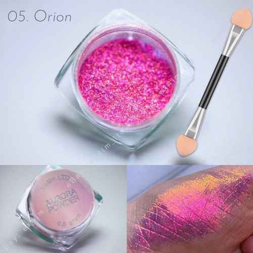 Mermaid Eyeshadow Makeup Loose Powder Iridescent Unicorn Aurora Highlighter - Picture 13 of 16