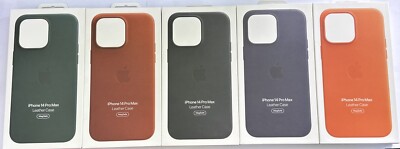 OFFIZIELLE ORIGINAL IPHONE 14 PRO MAX 6,7'' LEDER MAGSAFE HÜLLE ORIGINAL NEU