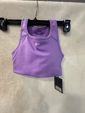 MP Womens XS Tempo High Support Racerback Sports Bra Darkest Lavender N W T