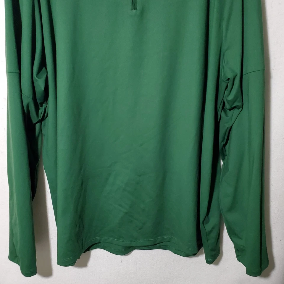 Camisa Notre Dame 1/4 Cremallera Para Hombre 3XL Lucha Verde Irlandés Manga Larga Foto 4 de 4