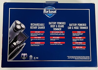 Barbasol CBK1-5002-KIT 11 Piece Essential Grooming Kit Bonus