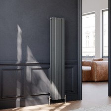Vertical Radiator Double 1600x300 Flat Panel Anthracite Central Heating Tall Rad