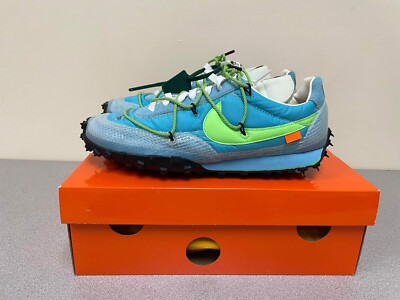 Size 10.5 - Off-White x Nike Waffle Racer Vivid Sky W for sale