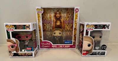 Britney Spears 3 pc Funko POP! & POP! Album Set #215 UO Ex/#292 LE/ #26 NEW!