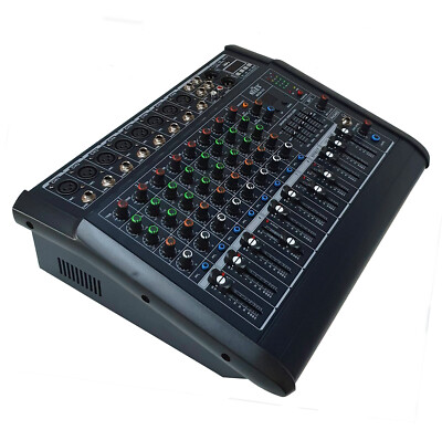 Powermixer 8-Kanal  1600 Watt max- 16 kanaL DSP   NEUES MODELL DJ MUSIKER BAND  