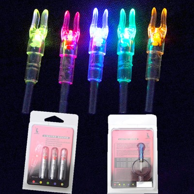 LED Leuchtnocken Pfeil Nocken Leuchtnocken Licht Arrow Nock 6.2mm Pfeil Jagd
