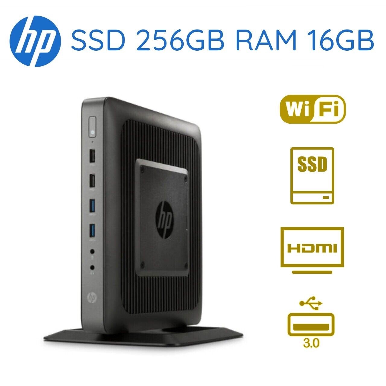 Mini PC HP SSD 256 GB / RAM 16 GB WIFI HDMI...