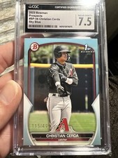 2023 Bowman #BP-56 Christian Cerda Prospects Sky Blue 115/499