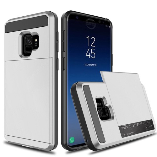 For Samsung Phone Case Slide Card Slot Wallet Heavy Duty Shockproof Armor Cover - Picture 22 of 22