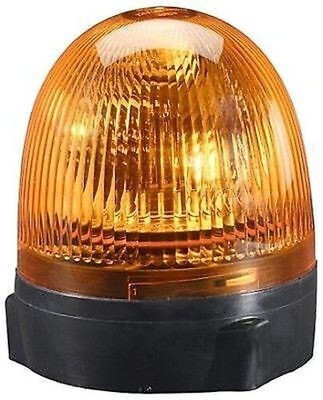 HELLA 2RL 006 846-001 Halogeen-Zwaailamp - KL Rotaflex - 12V - Oranje - Pijp aansluiting