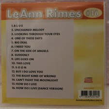 COUNTRY KARAOKE CLASSICS 16 Tracks LeAnn Rimes 16 CD G New In Vinyl w/Print