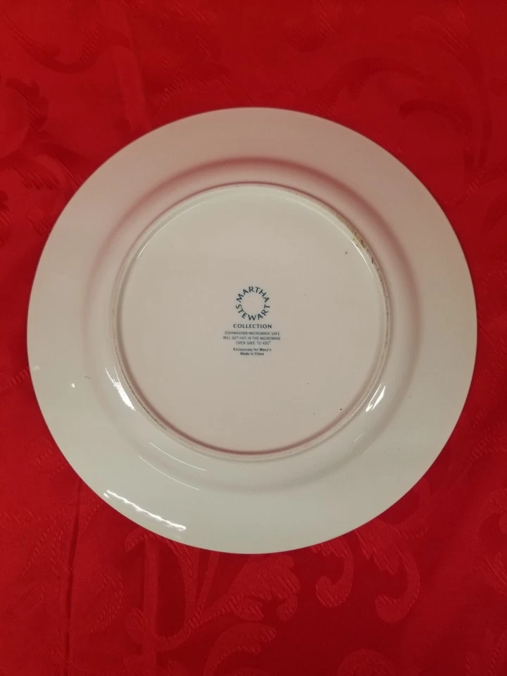 Plato de cena amarillo helecho Macys Maidenhair colección Martha Stewart 11 3/8" Foto 3 de 4