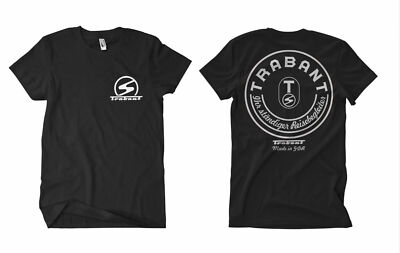 Trabant Mitropa Parodie T-Shirt SCHWARZ FB Trabbi DDR Kulturgut Ostkult IFA MINO