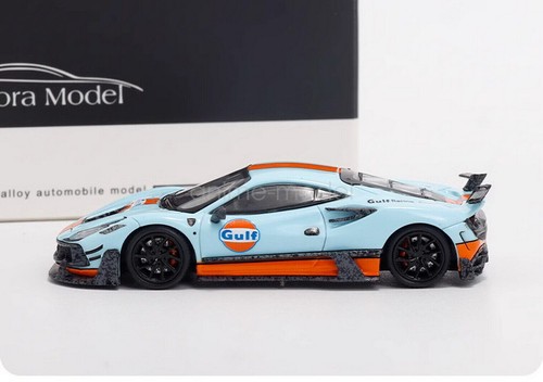 AM 1/64 Scale For Ferrari MANSORY F8XX Gulf Diecast car Model Toy Gift NIB - Picture 4 of 6