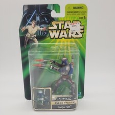 Hasbro Star Wars Attack Of The Clones Sneak Preview Jango Fett Neu in Verpackung