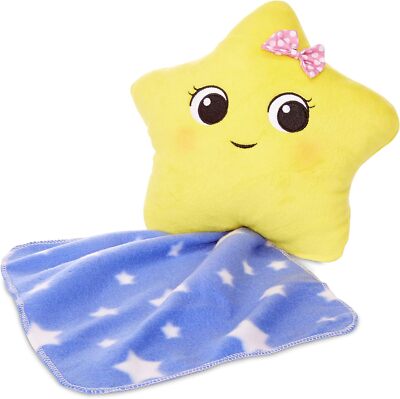 Little Baby Bum Glitzer-Stern Kuschel und Musikspaß Kissen Kinder Baby Spielzeug