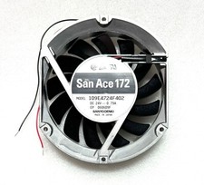 109E4724F402 Sanyo Denki DC Tubeaxial Fan, 24VDC, 19w, 204 CFM,172x25MM NEW 