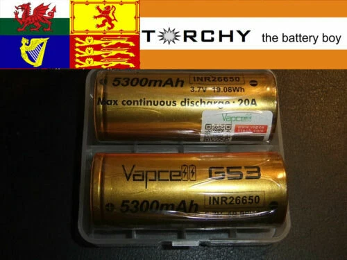 High Drain Devices Li-Ion Rechargeable Batteries