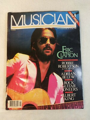 Musician Magazine No 43 May 1982 Clapton Robbie Robertson Adrian Belew King Rock