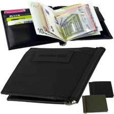 Mandarina Duck Money Clip Wallet Coin Pocket Purse