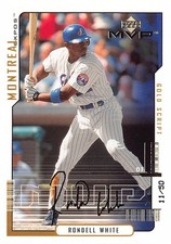 2000 Upper Deck MVP #83 Rondell White Gold Script /50