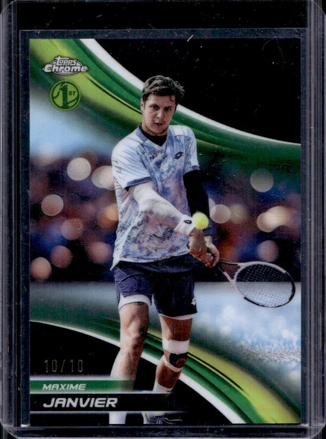 2025 Topps Chrome Maxime Janvier Black Refractor #/10