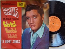 Lp vinyle 33t ELVIS PRESLEY girls girls girls réédition 1972 RCA