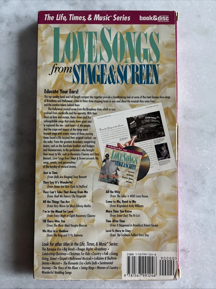 Love Songs from Stage and Screen CD Box Set Rosemary Clooney, Tony Bennett, Rare - Image 2 of 4