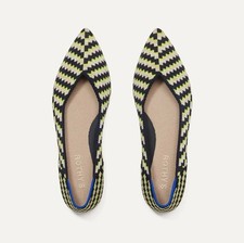 NWOB Rothy s The Point II Flats Neon Night Womens US Sz 7