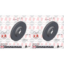 2x ZIMMERMANN FORMULA S BREMSSCHEIBEN 330mm 2-teilig VORNE passend für MERCEDES 