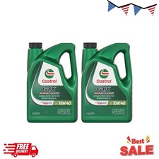 (2 pack) Castrol GTX High Mileage 10W-40 Synthetic Blend Motor Oil, 5 Quarts 33.22 per gallon