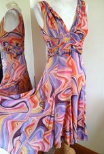 Karen Millen Silk Butterfly Dress Races Weddings NEW 10