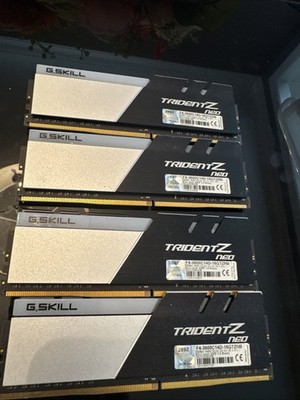 G. Skill Trident Z Neo 32GB DDR4 Memory Module 2X F4-3600C14D-16GTZNB =4 Modules