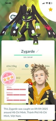 Pokémon Go Hundo Zygarde complete form & Hundo Ray can mega (IV100%) PTC-LVL70